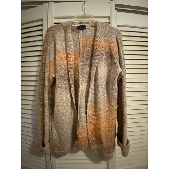 Cythia Rowley Women's Knit Cardigan Sweater with Hood Size L - Picture 3 of 3